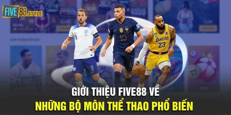 Giới Thiệu Five88 - Sự Lựa Chọn Hoàn Hảo Cho Tân Thủ 3 Giới thiệu Five88 về những bộ môn thể thao phổ biến